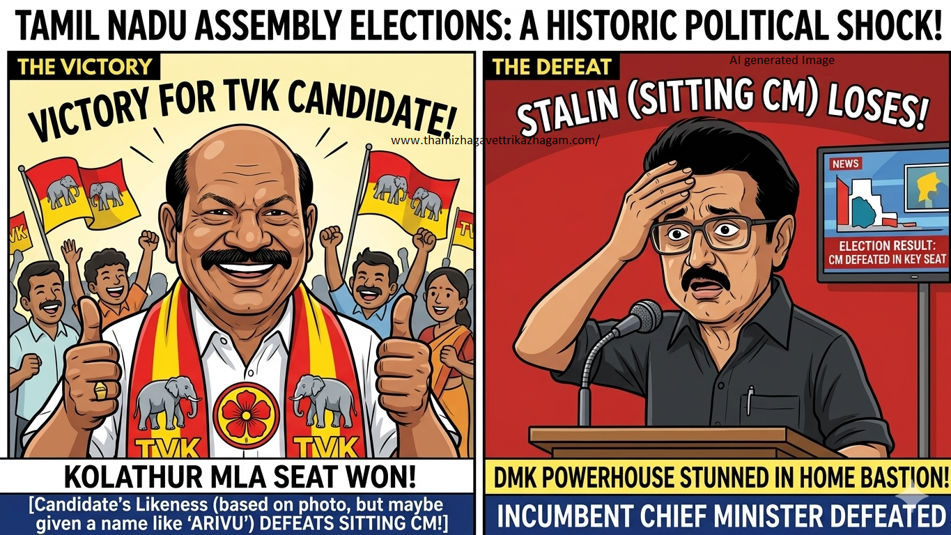 Assembly Elections 2026: Vijay’s TVK Emerges as Largest Party; Stalin Defeated in Kolathur